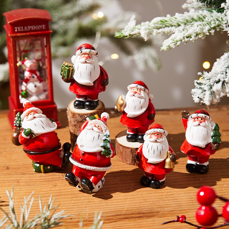 圣诞装饰品圣诞老人桌面小摆件