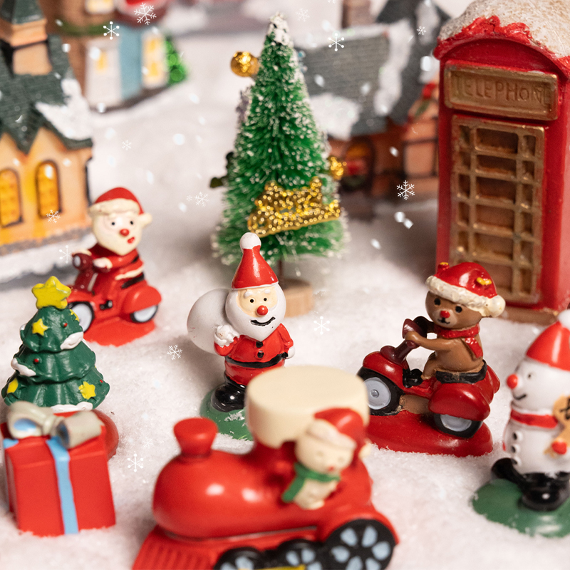 圣诞节装饰品雪人桌面摆件儿童