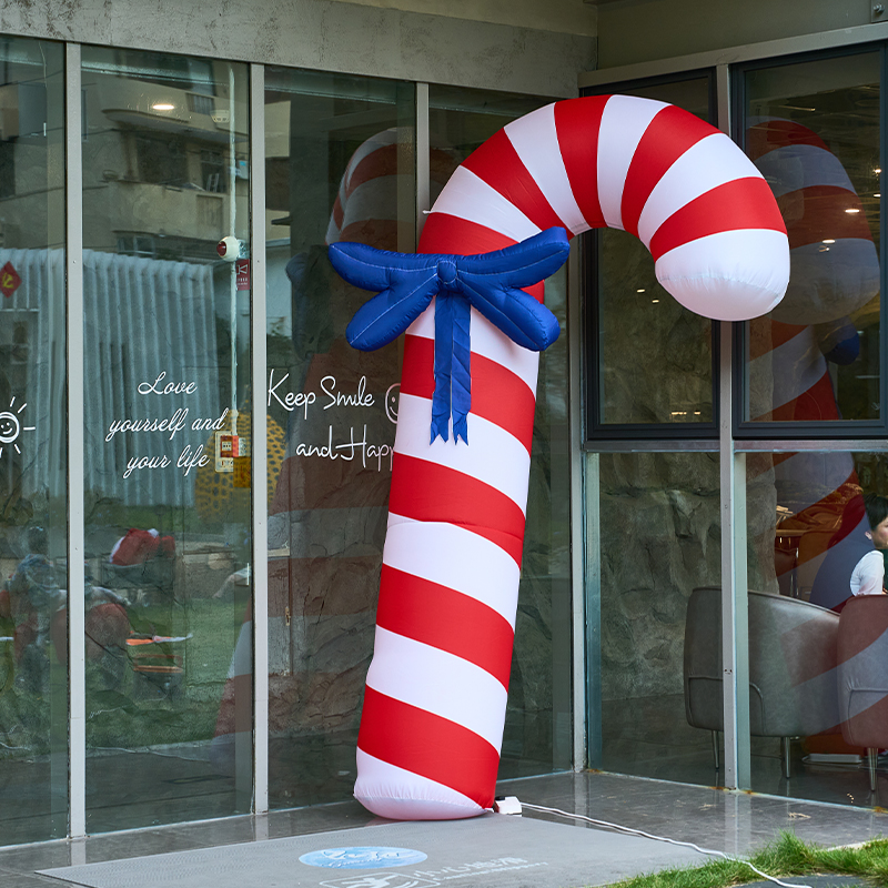 充气圣诞老人爬墙气模型卡通定制