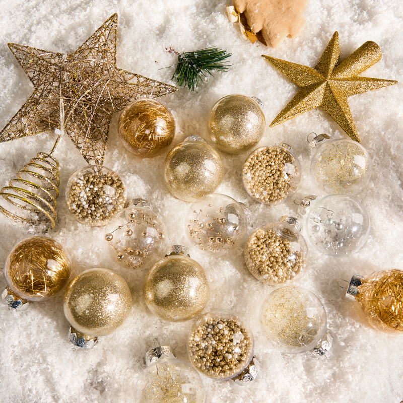 圣诞树装饰品圣诞球小挂件氛围场