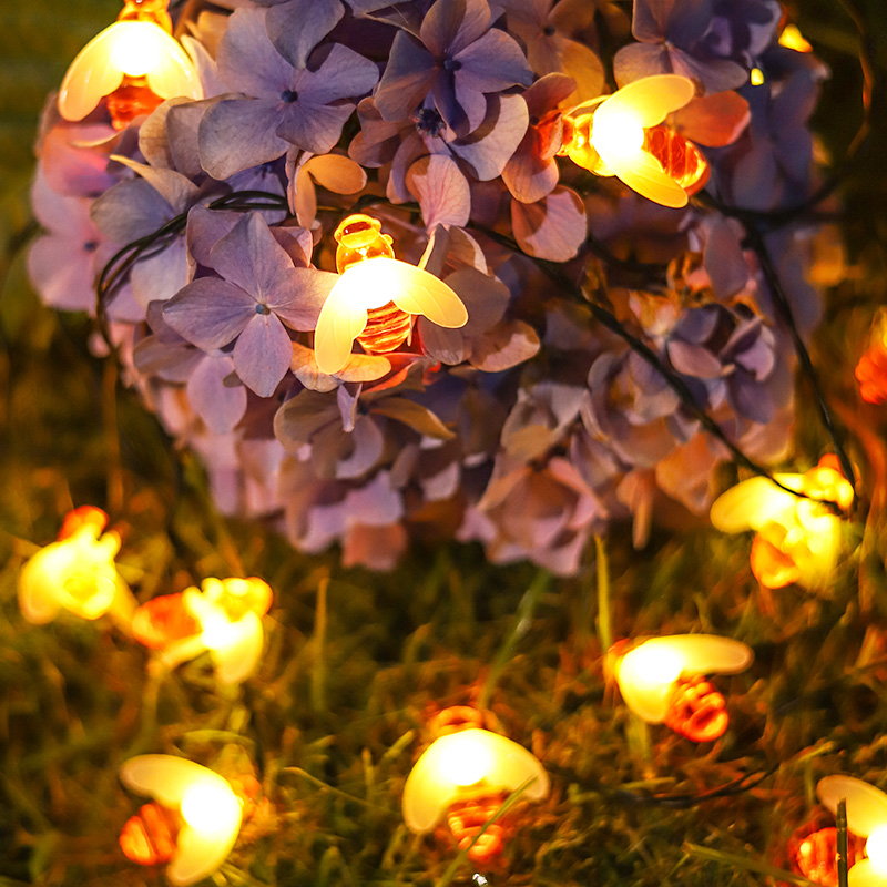 太阳能灯LED树彩闪防水花园户外