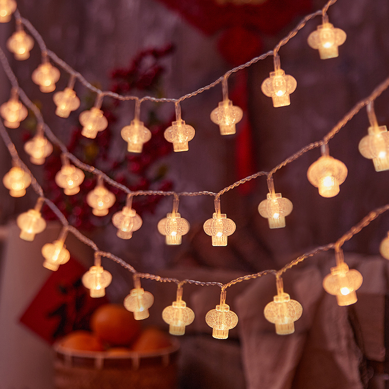 过年彩灯闪灯串灯满天星灯笼发光挂灯春节家用场景布置装饰氛围灯