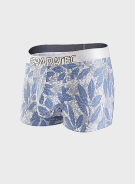 SEPARATEC男士枪弹式分离内裤平角一片式无痕莫代尔时尚印花底裤