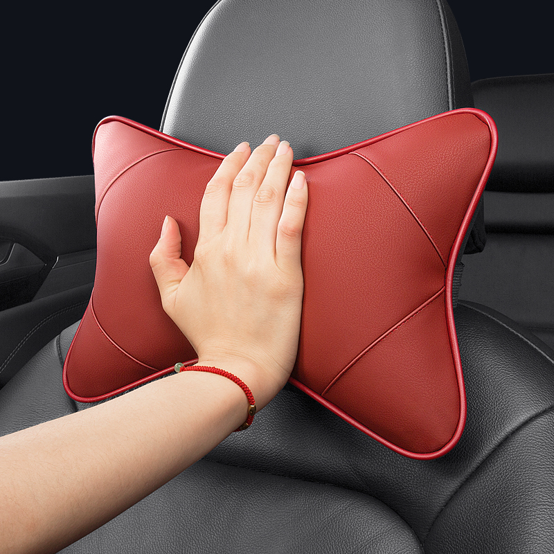 汽车头枕护颈枕靠枕车用枕头高档车载腰靠座椅护腰靠垫记忆棉通用