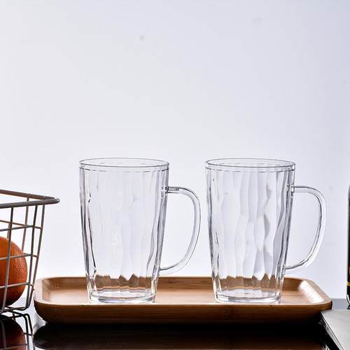 PC亚克力酒杯啤酒杯塑料透明摔不破耐高温菠萝杯扎啤杯饮料杯