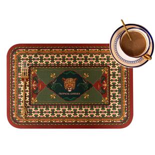 78n78n奢华美式 西餐垫免洗防水防油垫子桌面隔热垫茶几餐桌垫防烫