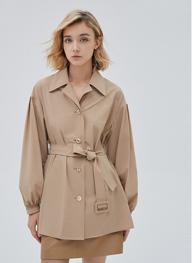 ELLASSAY歌力思秋季新款腰带纯色时尚衬衫女EWE333C00700