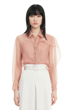 ELLASSAY歌力思2026春夏新款高级感两件套翻领衬衫EWF331C02600