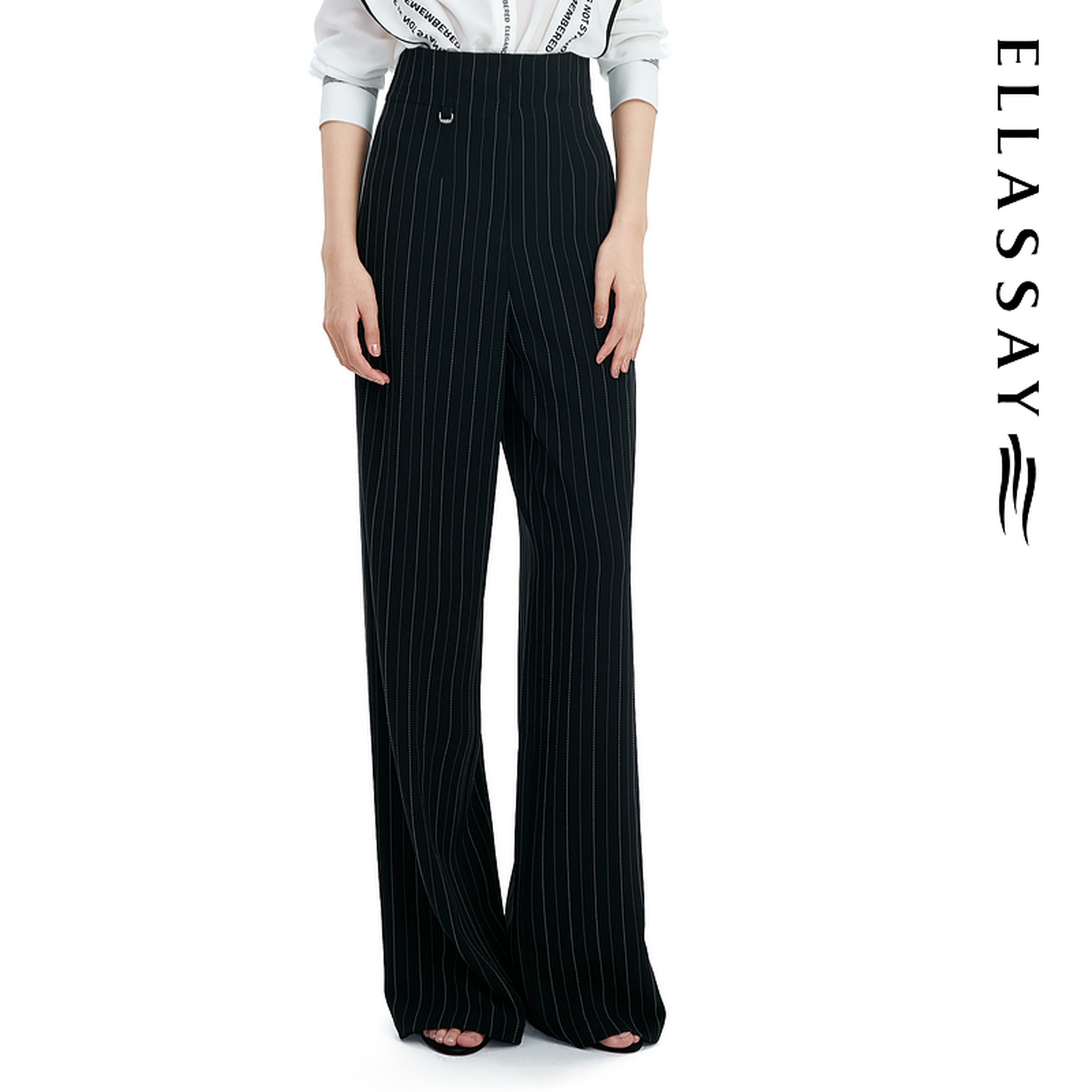 ELLASSAY歌力思春夏新款简约随性高级质感休闲裤女EWF331K00800