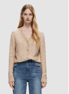 ELLASSAY歌力思秋冬新款棉质优雅贵气针织衫女EWD353M03200