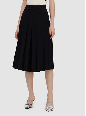 ELLASSAY歌力思2026春夏新款百褶简约A字高腰裙裤EWD351Q01400