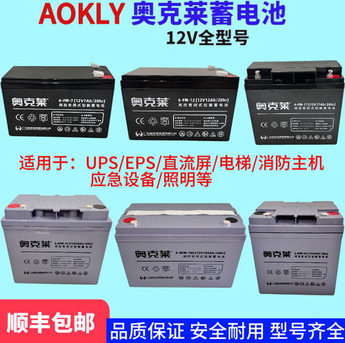 奥克莱蓄电池UPS应急照明