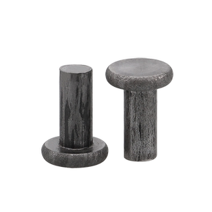 GB109铁本色实心平头铆钉铁钉铁击打平敲打铆钉M2M2.5M3M4M5M6M8