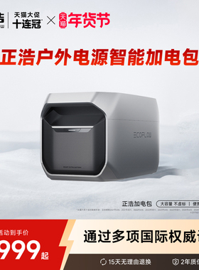 EcoFlow正浩 加电包 户外移动电源拓展加电包笔记本便携露营大功率电池家用应急房车