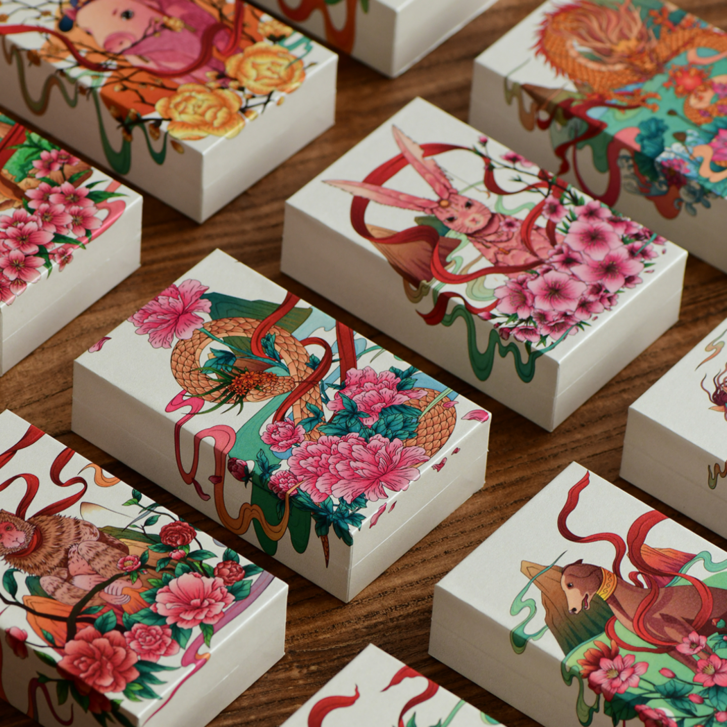 复古中国风茶叶包装岩茶礼盒通用两泡装肉桂水仙大红袍品鉴装送礼