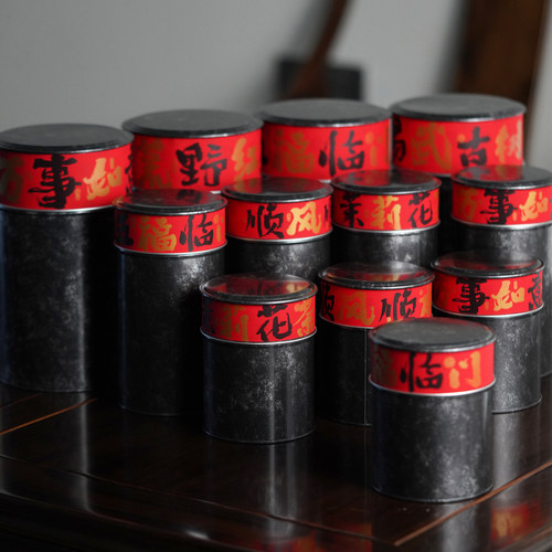 复古马口铁茶叶罐密封防潮
