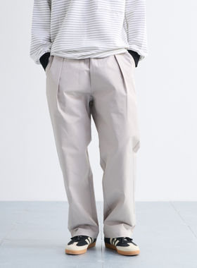 NUMBERSALT盐号25SS复古通勤日系宽松懒人裤休闲简约百搭直筒长裤