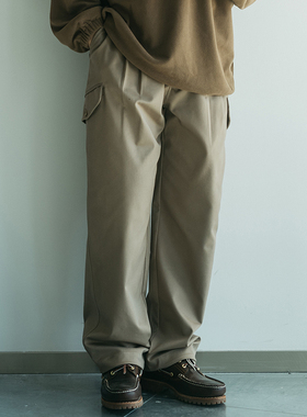 NUMBERSALT盐号24AW秋冬新款日系宽松直筒休闲裤复古百搭工装裤男