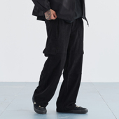 NUMBERSALT盐号24AW灯芯绒工装 百搭复古休闲阔腿裤 裤 男宽松直筒裤