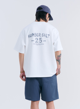 NUMBERSALT盐号25SS「空气层2.0」超舒适凉感弹性印花打底短袖T恤