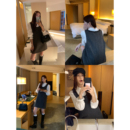 连衣裙 min系小香风U领背心裙女高级感气质无袖 pusumede 星夜繆斯