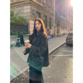 麂皮短款 pusumede 现货7.5折 风衣外套女设计感气质夹棉上衣