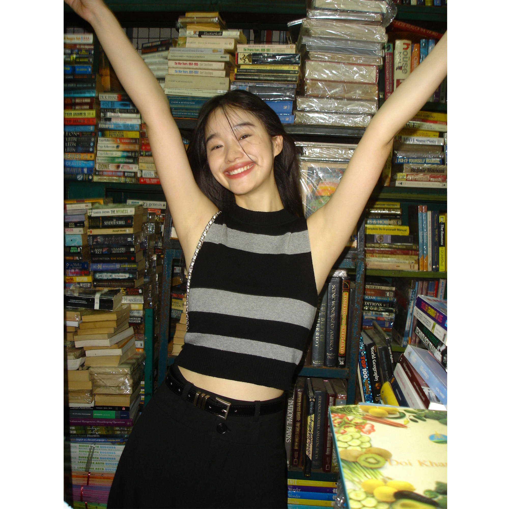 pusumede 条纹吊带背心女内搭2025夏季设计感修身t恤针织无袖上衣,女装/女士精品,背心吊带,淘宝优惠券,粉丝福利购,淘宝优惠卷