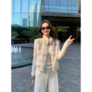 毛毛外套 仿皮草立领毛坎肩马甲女软糯保暖无袖 pusumede 慵懒暖意