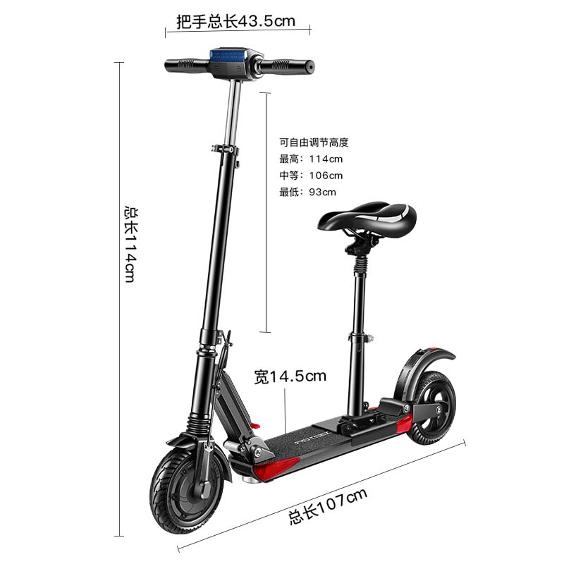 两轮小型迷你站骑车