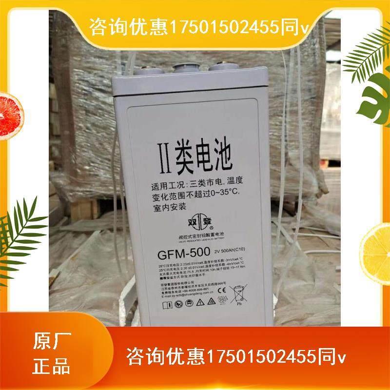 双登2V500AH免维护蓄电池GFM-500通信直流屏电厂太阳能船用电瓶