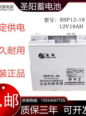 蓄电池SSP12-18免维护12V18AH消防12V18AH直流屏UPS/EPS电源