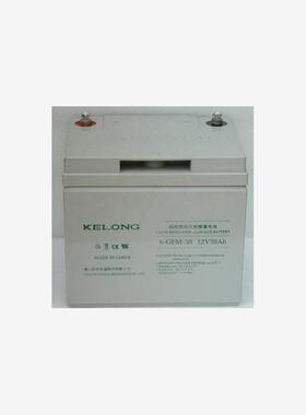 KELONG科华蓄电池12V38AH 6-GFM-38 UPS阀控式铅酸免维护蓄电池