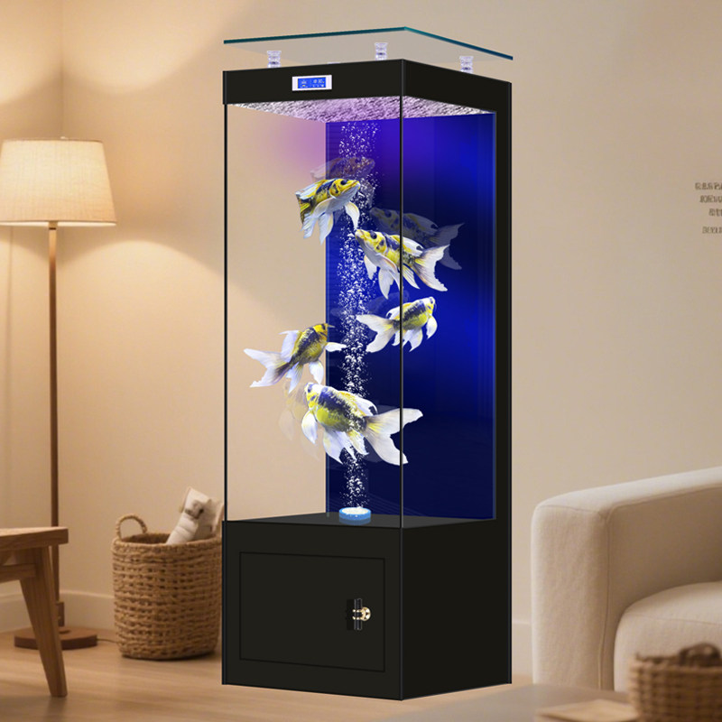 2026新款高端隐藏增氧金鱼缸客厅家用落地立式中小型免换水水族箱,宠物/宠物食品及用品,底柜/落地缸,淘宝优惠券,粉丝福利购,淘宝优惠卷
