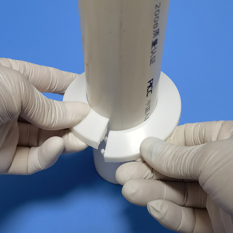 管道装饰盖卡扣式塑料盖PVC镀锌管消防管暖气管排水管开口遮丑盖