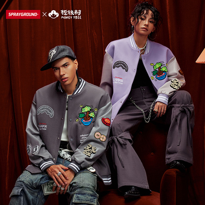 SprayGround鲨鱼嘴棒球服夹克