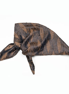 INSIDE OUT 暗黑先锋小众纹理渐变防晒面罩面巾机车头巾三角巾