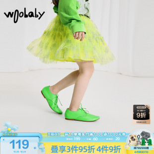 woobaby女童半身裙tutu裙春装 儿童女宝宝女孩洋气纱裙半裙裙子