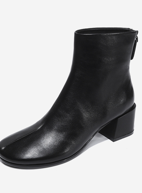 2025秋冬新款时尚休闲百搭简约短靴女21D635W-10