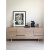 北欧Wabi Sabi风格 实木餐具柜现代家居轻豪华储物柜客厅多功能沙