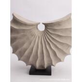 现代简约几何抽象肖像雕塑饰品样板房售楼处软装 家居客厅软装