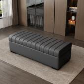 入户门口储物换鞋 凳卧室床尾凳服装 店休息凳休息区长条皮艺沙发凳