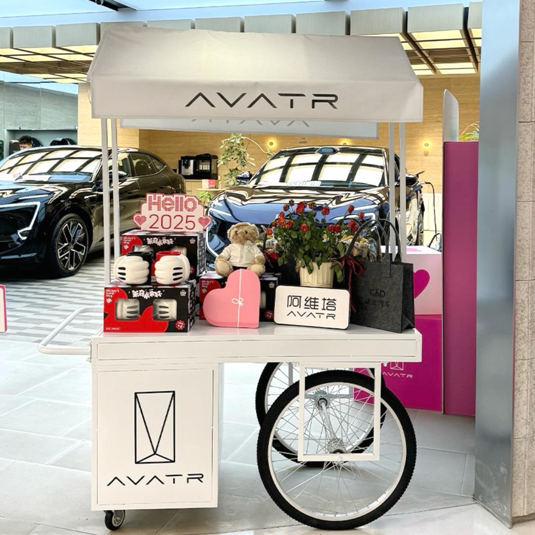 移动摆摊车花车夜市小推车集市流动地摊车展示架餐车商场铁艺花车