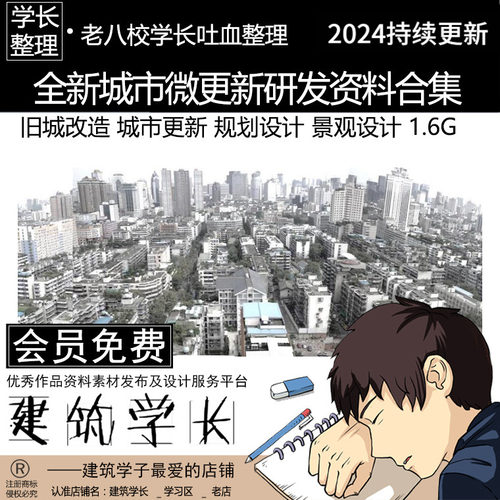 全新城市微更新研发资料合集 旧城改造城市更新规划设计 景观设计