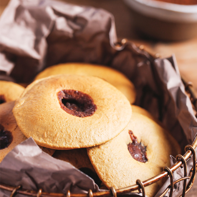 午喵 红糖肚脐饼空心地瓜饼 潮汕特产小吃金钱饼双炉饼双锣饼300g