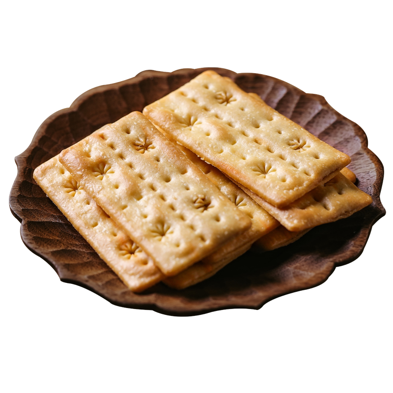 午喵 榴莲芝士蟹黄肉松双层脆饼干 夹心饼干咸香酥脆网红休闲零食