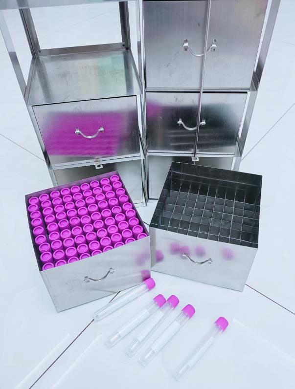 液氮罐提篮5ml冻存盒架京仪百方