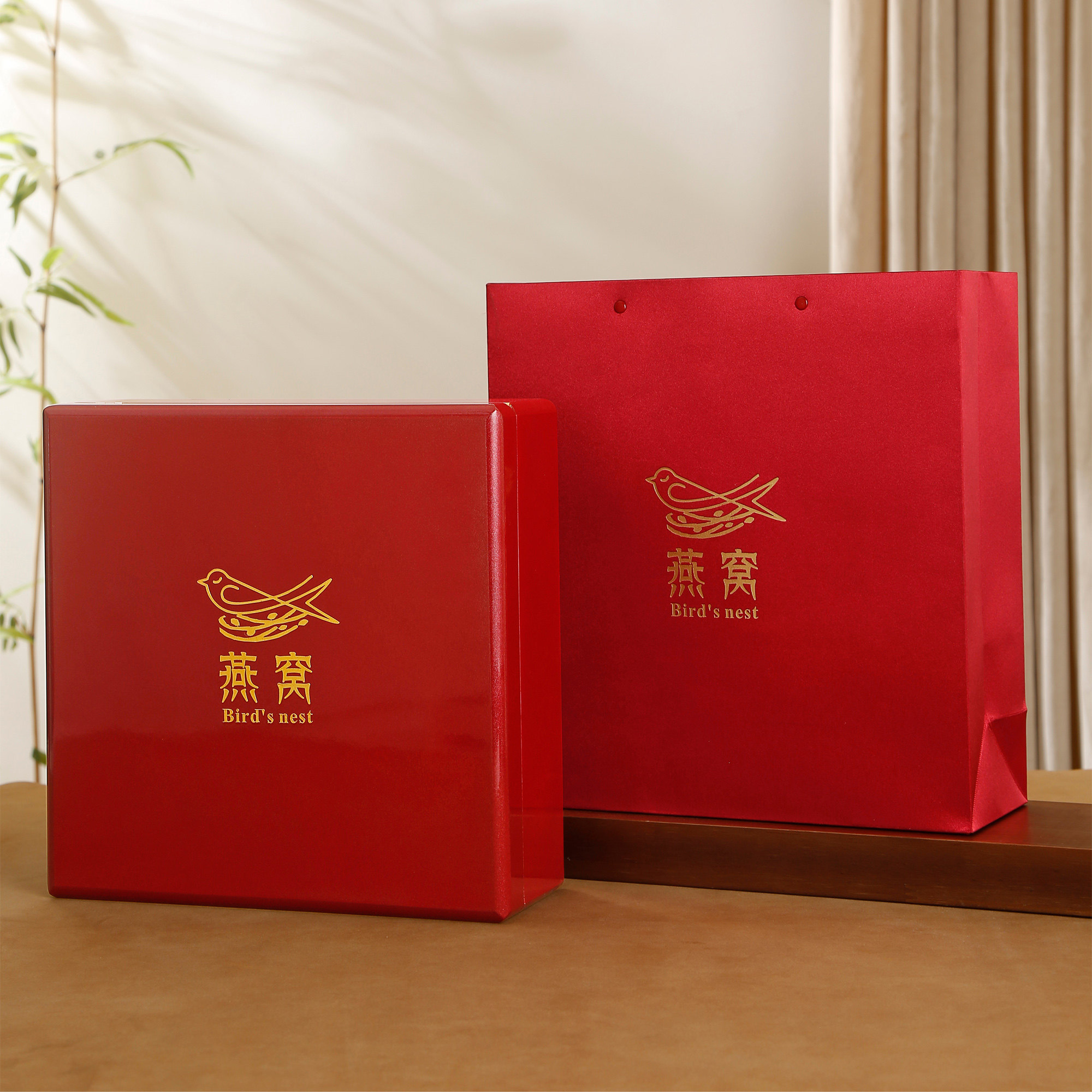 高档烤漆燕窝礼品盒半斤一斤装