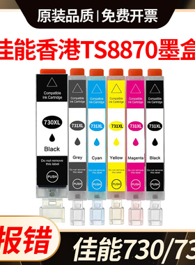 佳能PIXMA TS8870打印机墨盒Canon730  PGI730xl墨盒CLI731墨水盒