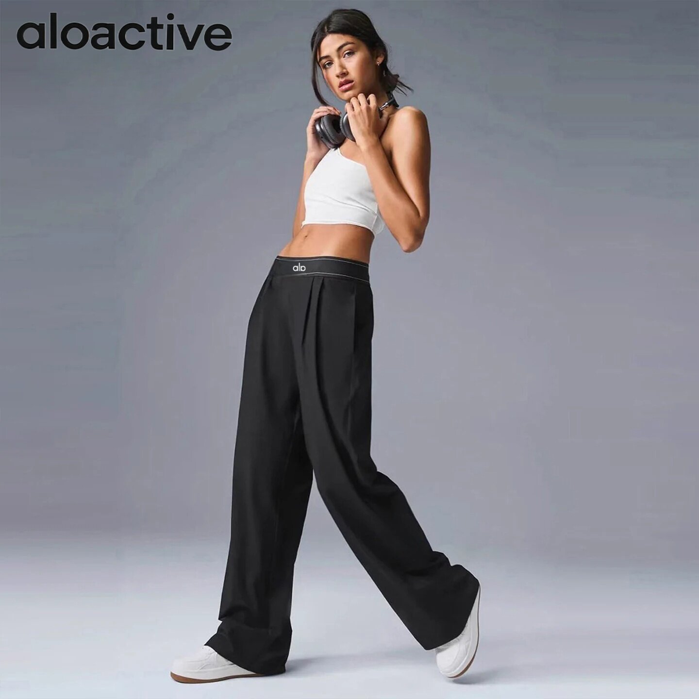 ALOACTIVE高腰显瘦速干瑜伽裤