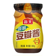 海天原酿豆瓣酱800g炒菜调味料佐餐拌面下饭酱焖肉黄豆酱调味酱